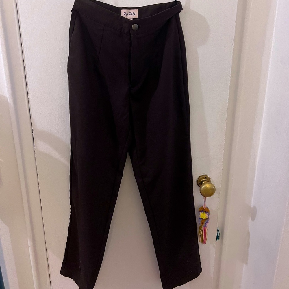 Crybaby brown ankle length pant